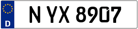 Truck License Plate